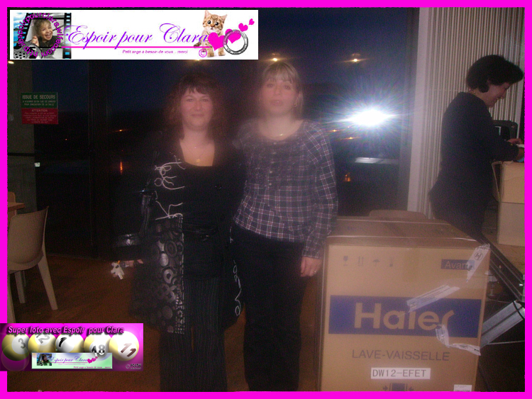 Le lave vaisselle fait partie des nombreux de lots a gagner lors des Super Loto organis� par l`association espoir pour Clara