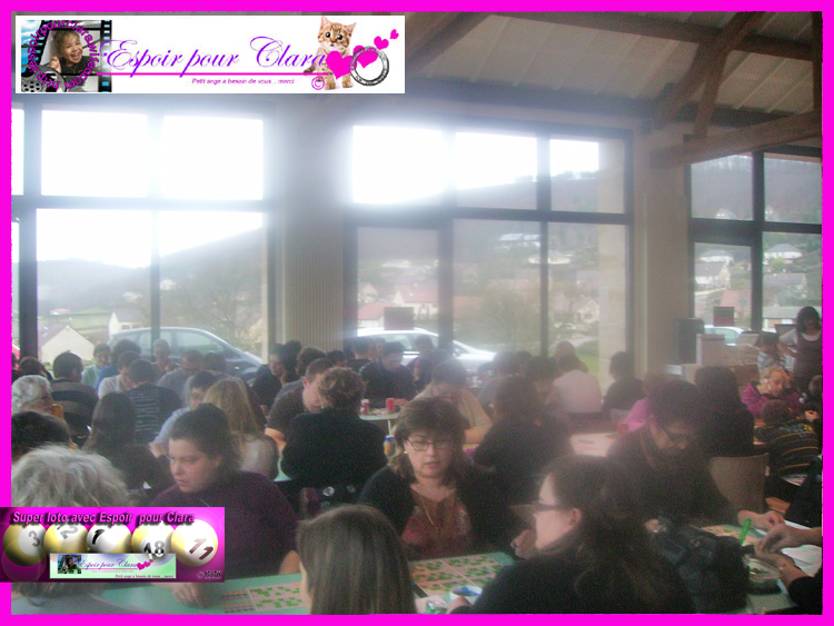  Super Loto organis� par l`association espoir pour Clara avec des lots tous plus extra-ordinaire les uns que les autres , tous le monde gagne, tous le monde remporte un super lot,